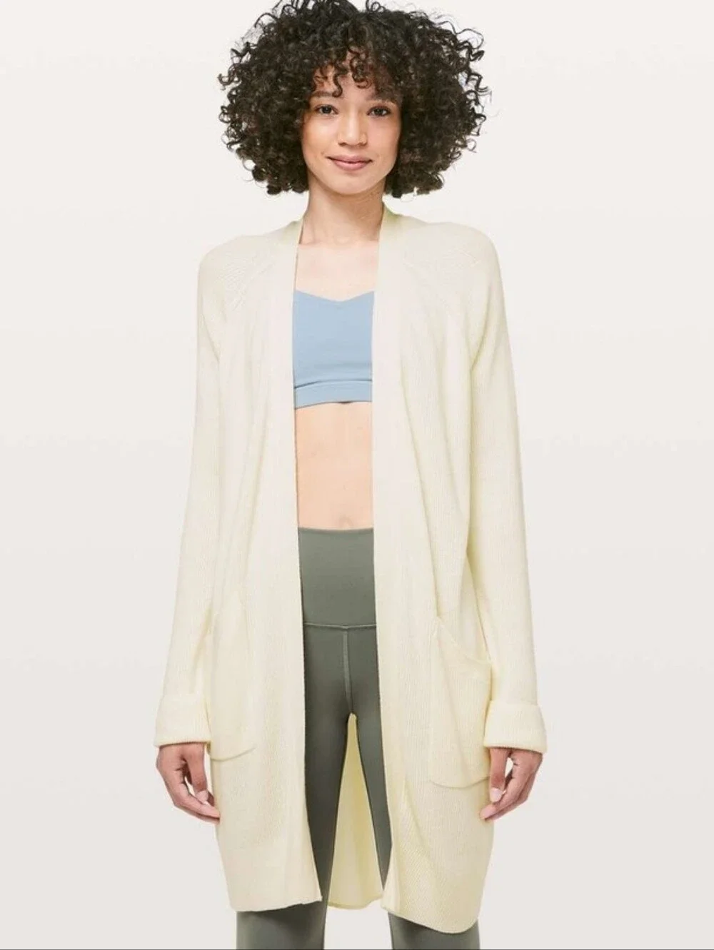 《 Lululemon 》 Cashmere Blend Duster Cardigan